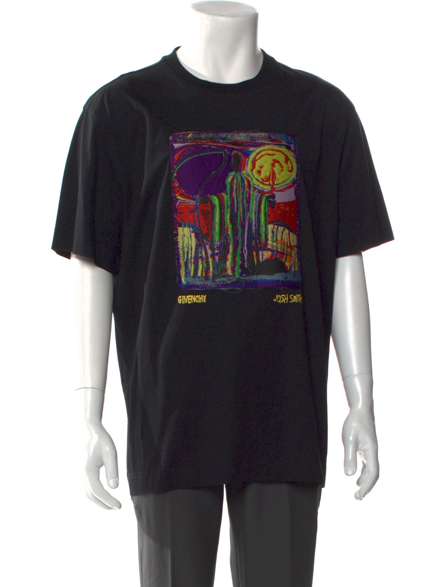 Givenchy Graphic Print Crew Neck T-Shirt