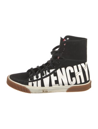 Givenchy Canvas Graphic Print Sneakers