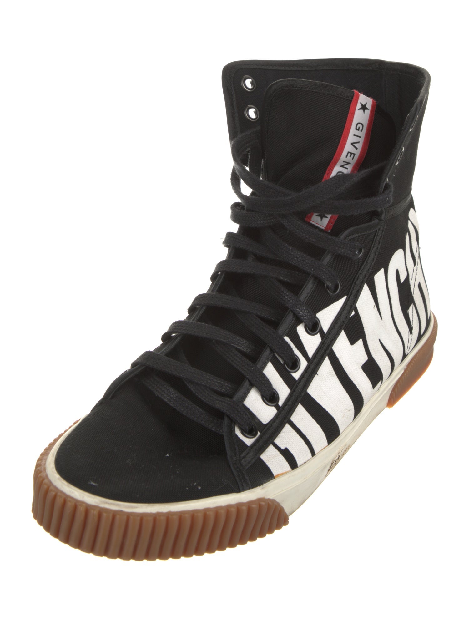 Givenchy Canvas Graphic Print Sneakers