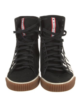 Givenchy Canvas Graphic Print Sneakers