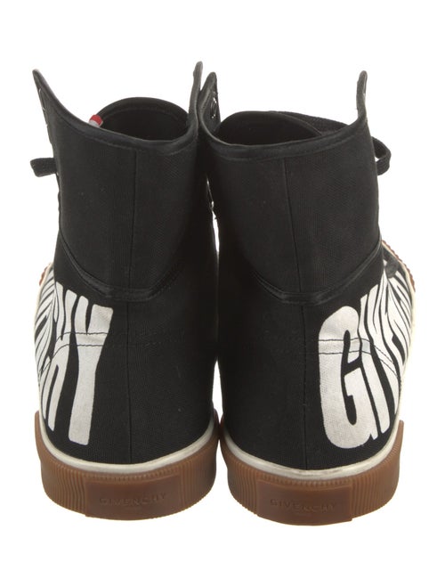 Givenchy Canvas Graphic Print Sneakers