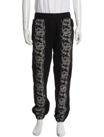 Givenchy Printed Embroidered Accent Lounge Bottoms