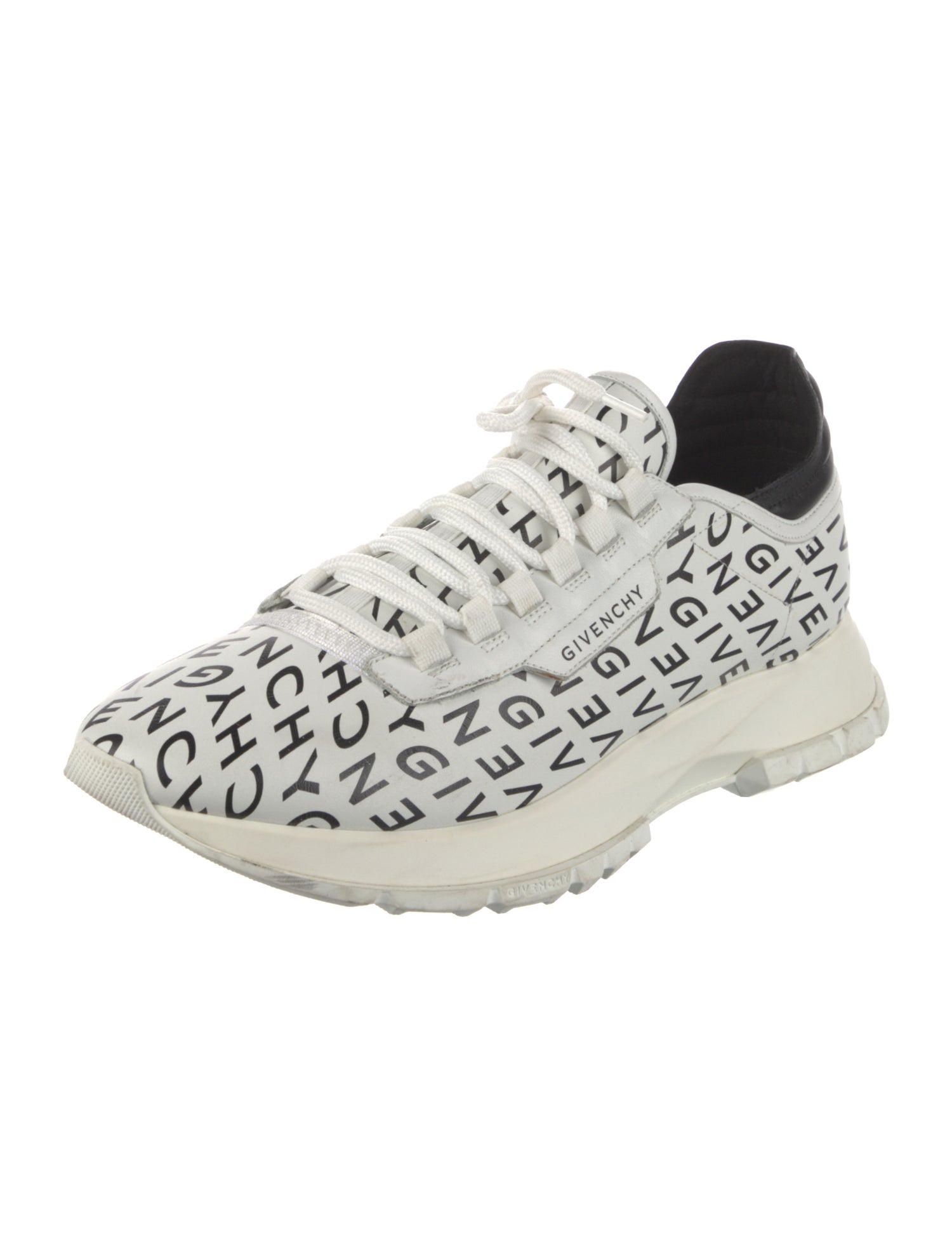 Givenchy Leather Printed Athletic Sneakers