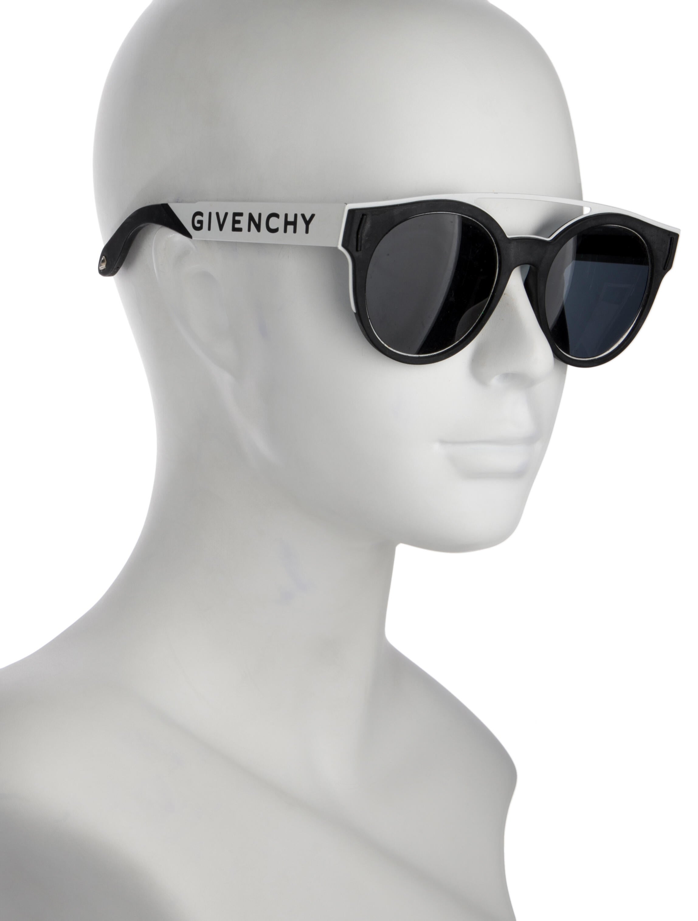 Givenchy Round Mirrored Sunglasses