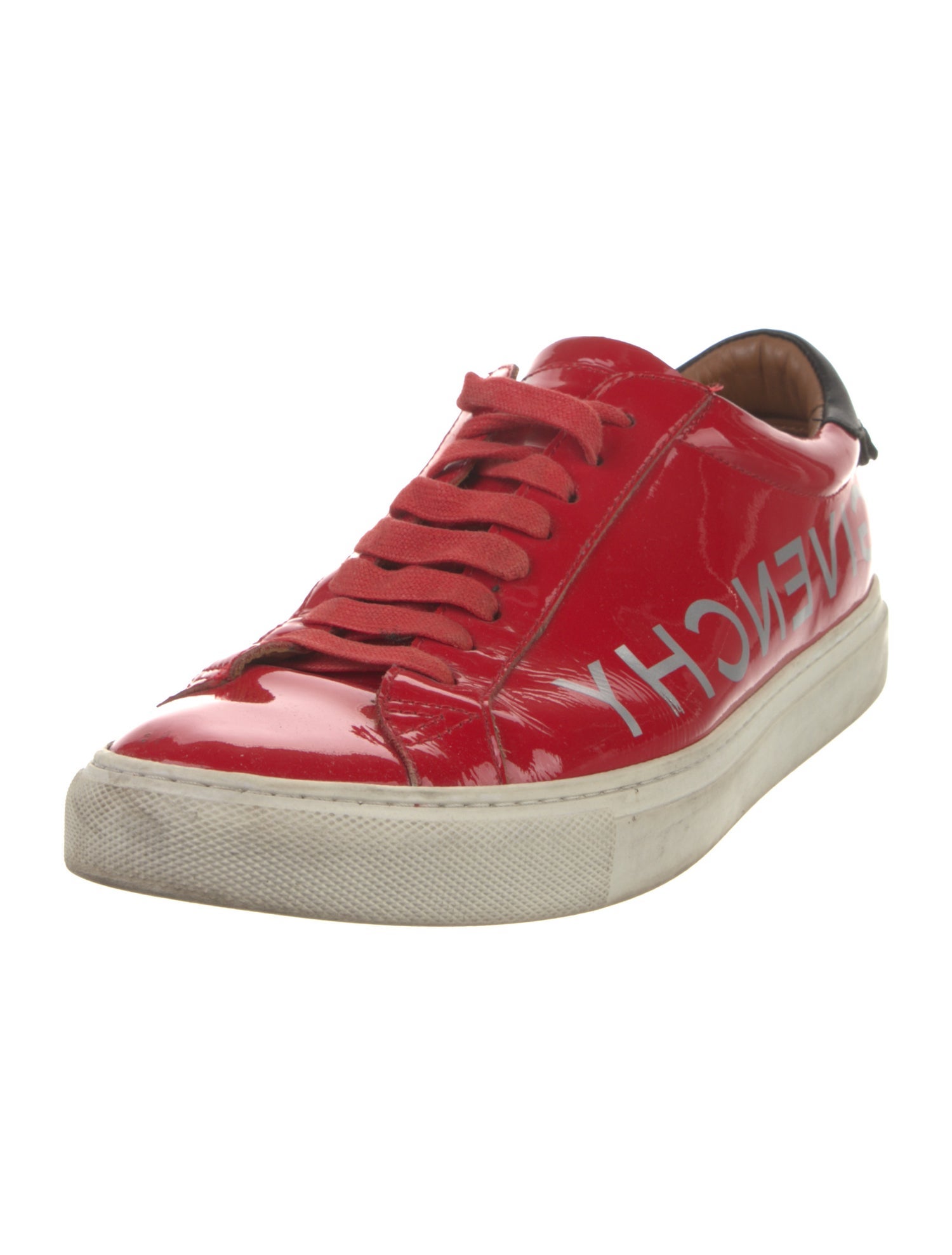 Givenchy Patent Leather Printed Sneakers