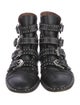 Givenchy Leather Studded Accents Combat Boots