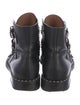 Givenchy Leather Studded Accents Combat Boots