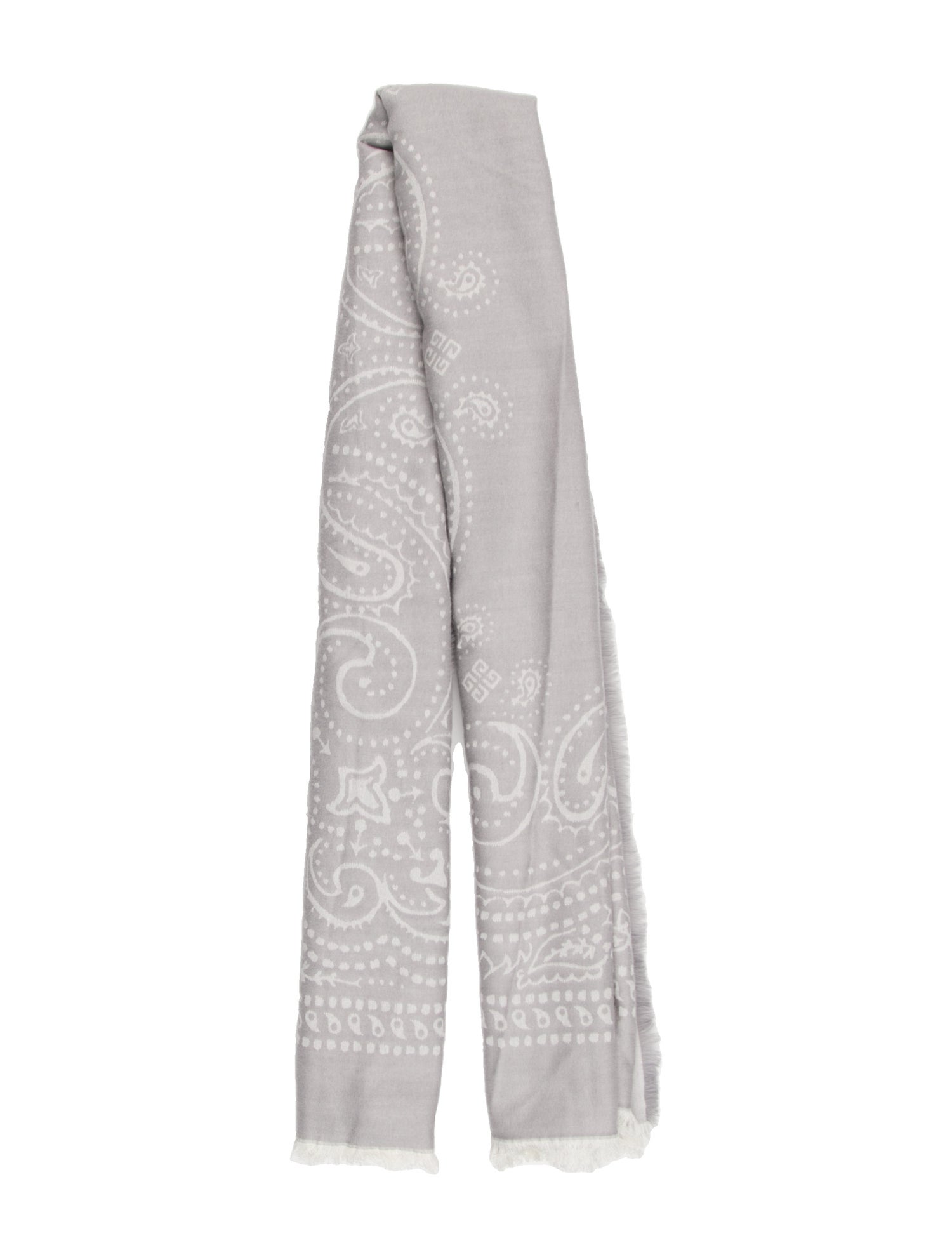 Givenchy Silk Paisley Print Scarf w/ Tags