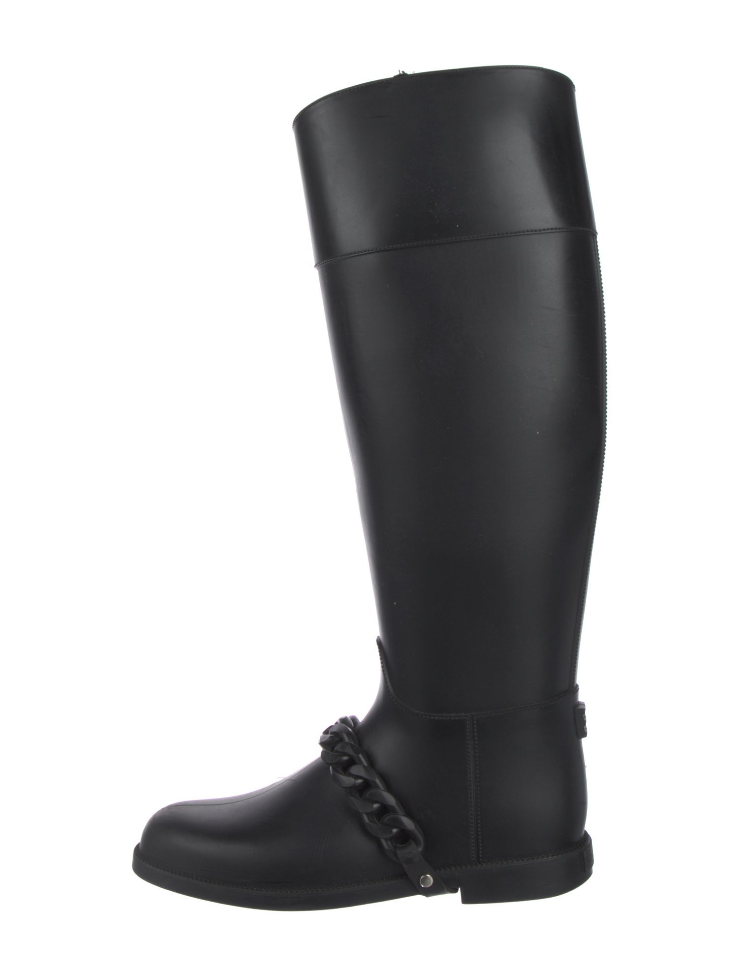Givenchy Rubber Chain-Link Accents Boots