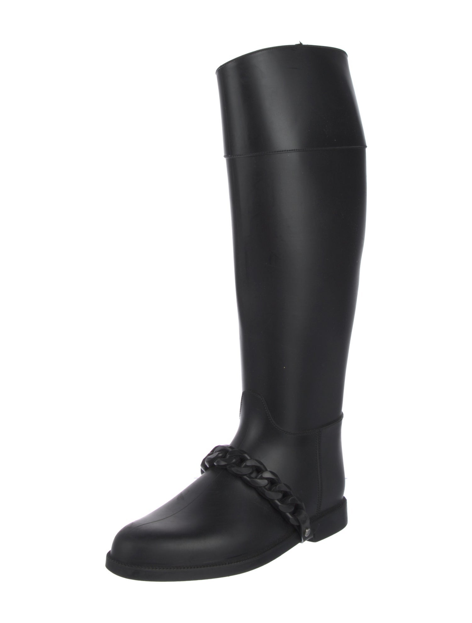 Givenchy Rubber Chain-Link Accents Boots
