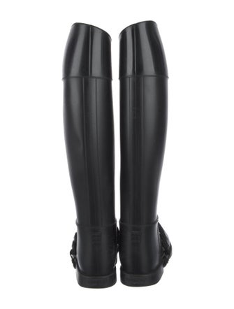 Givenchy Rubber Chain-Link Accents Boots