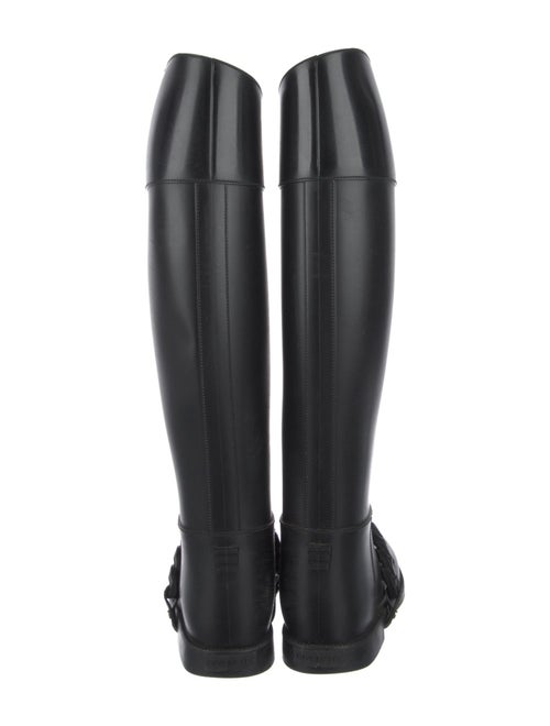 Givenchy Rubber Chain-Link Accents Boots