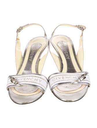 Givenchy Leather Slingback Sandals