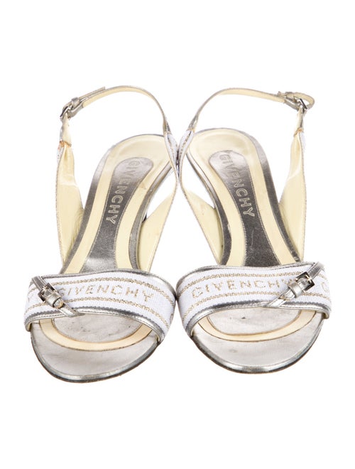 Givenchy Leather Slingback Sandals
