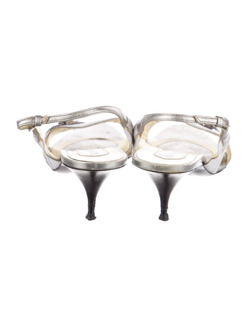 Givenchy Leather Slingback Sandals