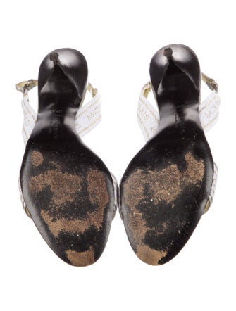 Givenchy Leather Slingback Sandals