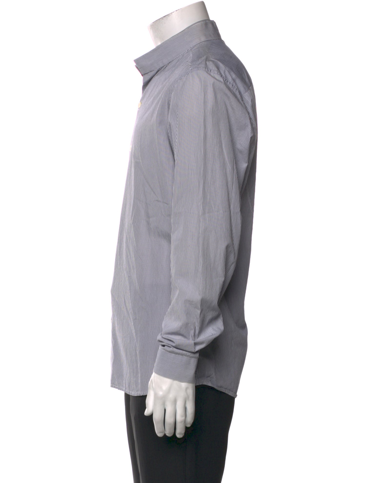 Givenchy Striped Long Sleeve Dress Shirt