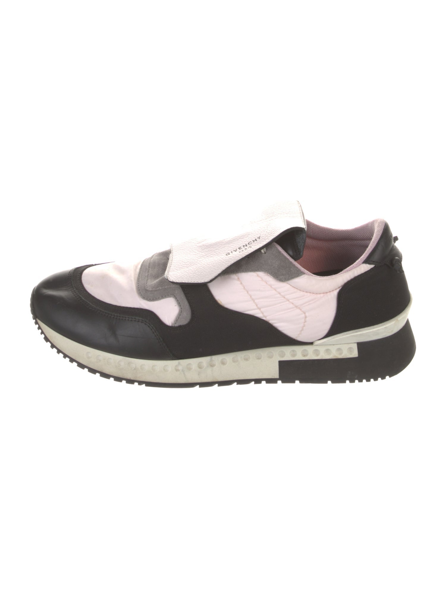 Givenchy Leather Colorblock Pattern Sneakers