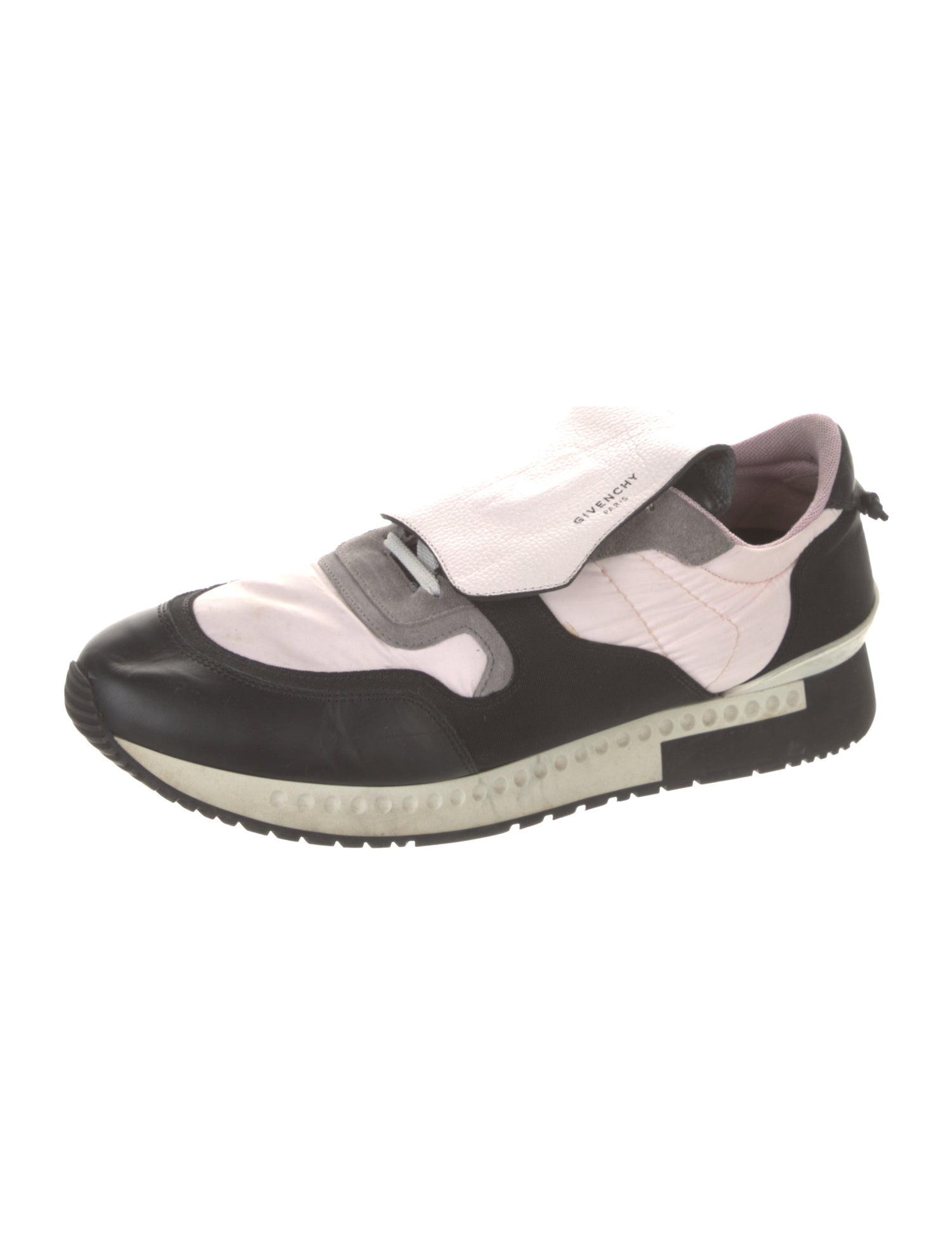 Givenchy Leather Colorblock Pattern Sneakers