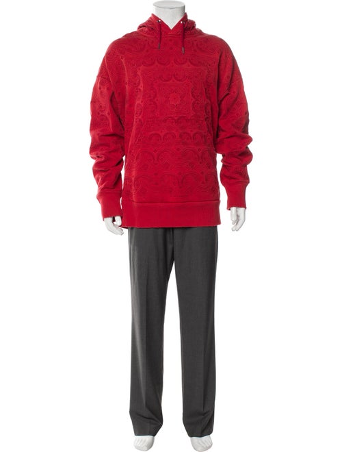 Givenchy Printed V-Neck Hoodie