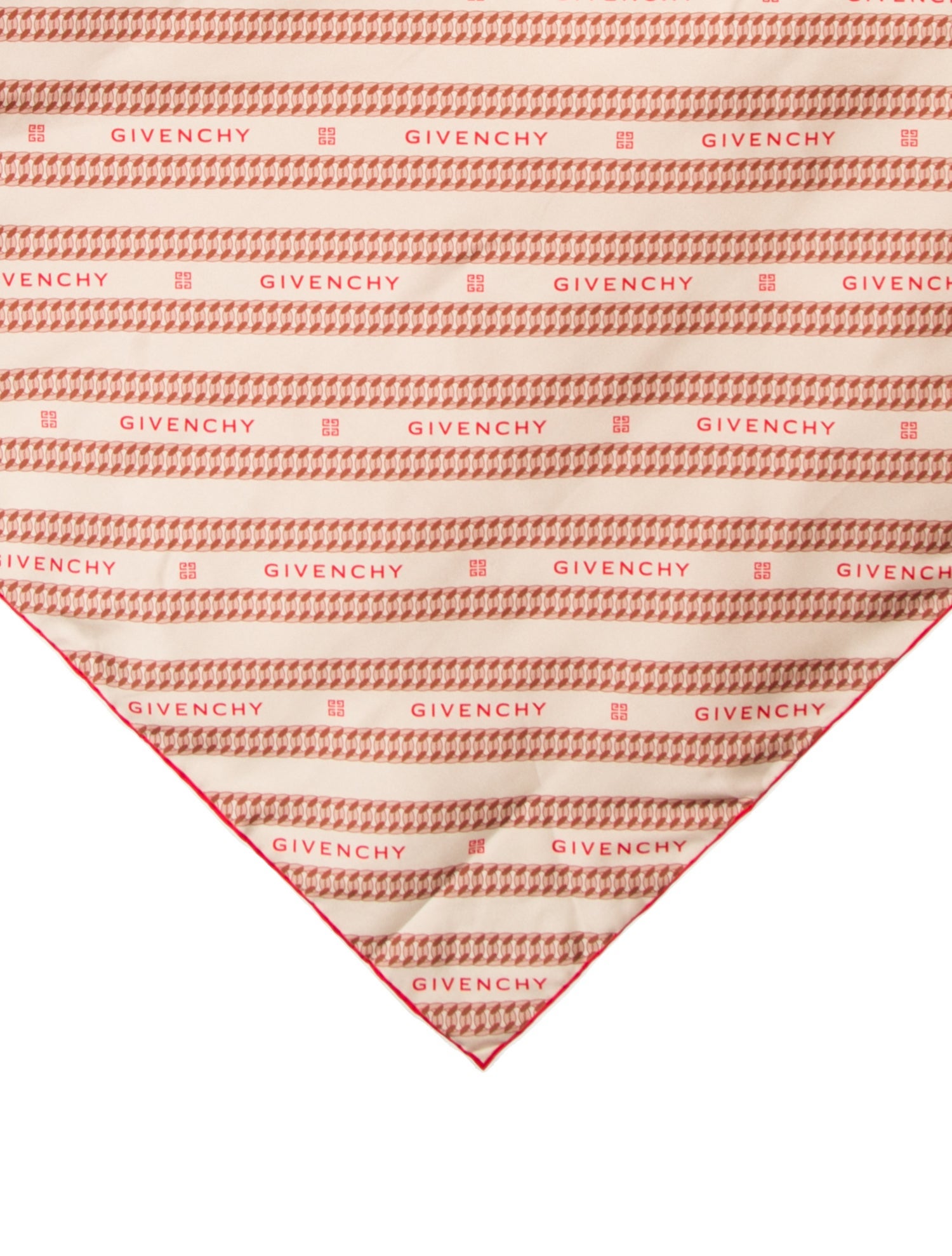 Givenchy Silk Striped Scarf