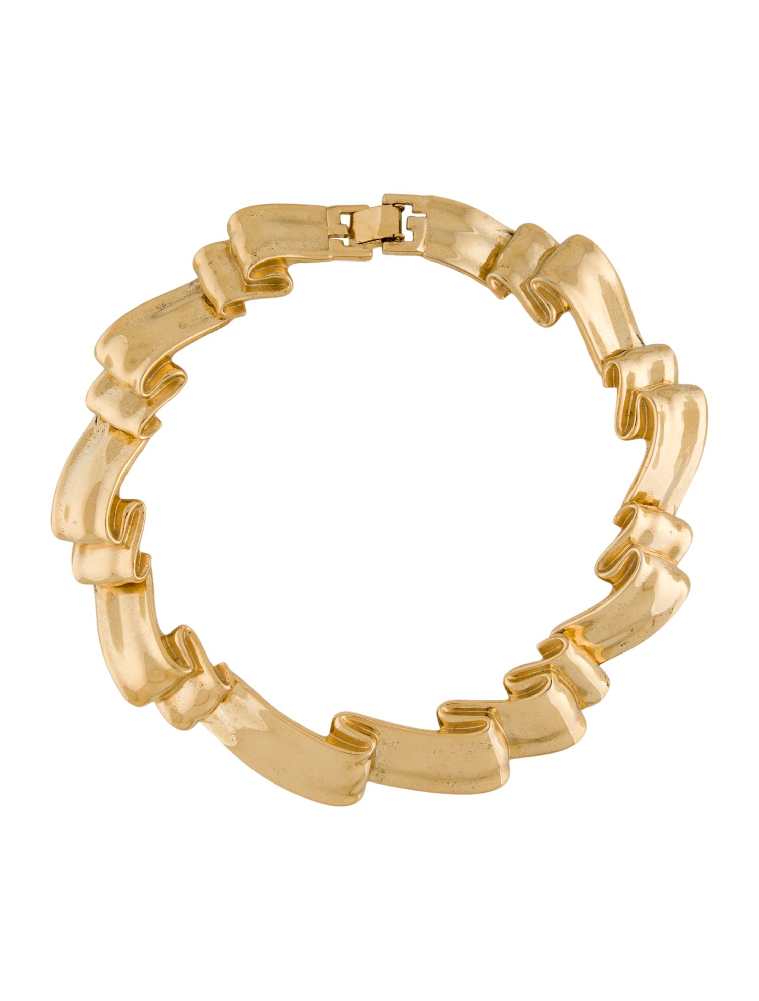 Givenchy Ribbon Link Collar Necklace