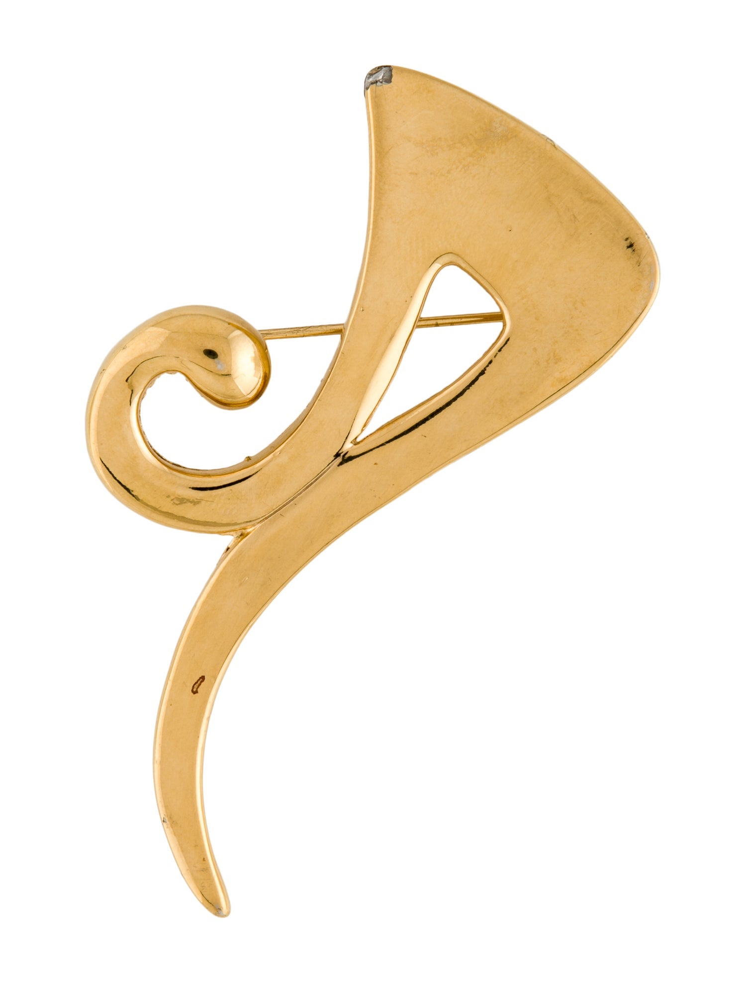 Givenchy Vintage Pi Sign Brooch Pin