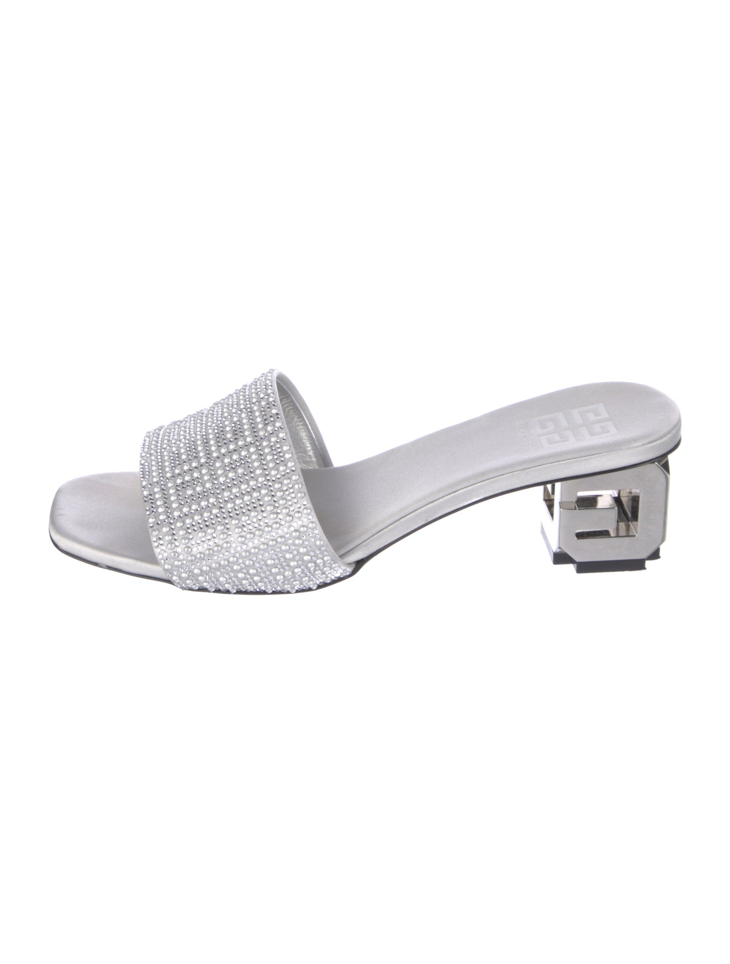 Givenchy Satin Patterned Slides