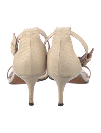 Givenchy Snakeskin Sandals