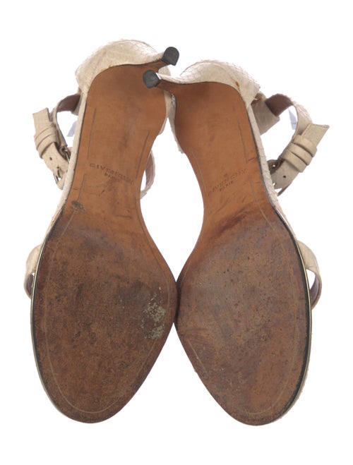 Givenchy Snakeskin Sandals