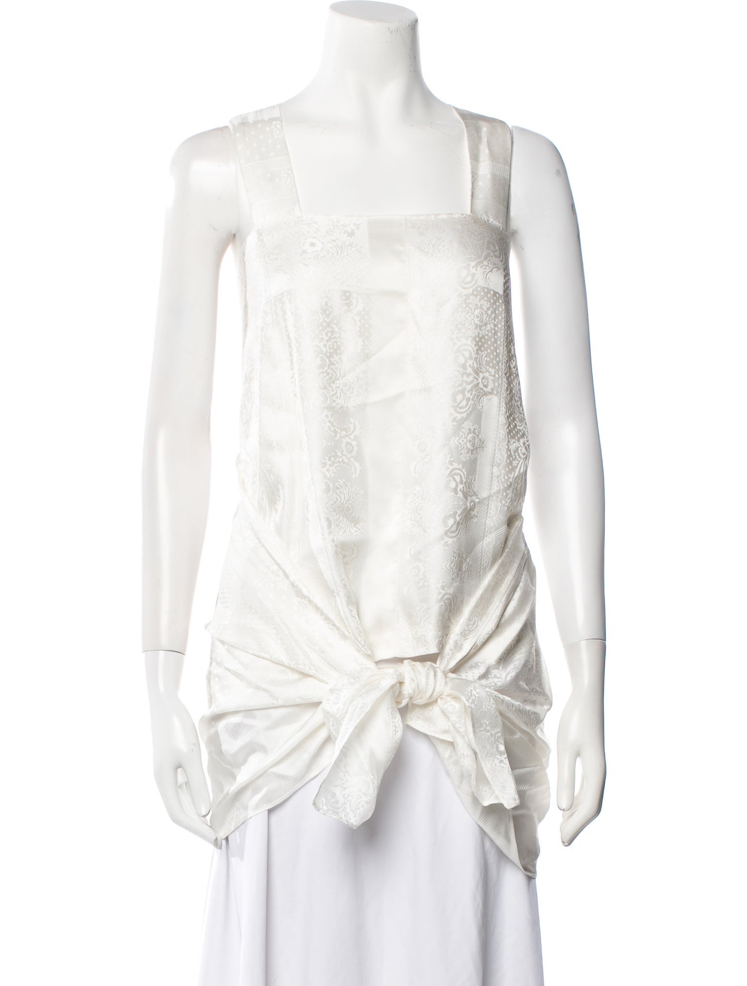 Givenchy Square Neckline Sleeveless Tunic w/ Tags