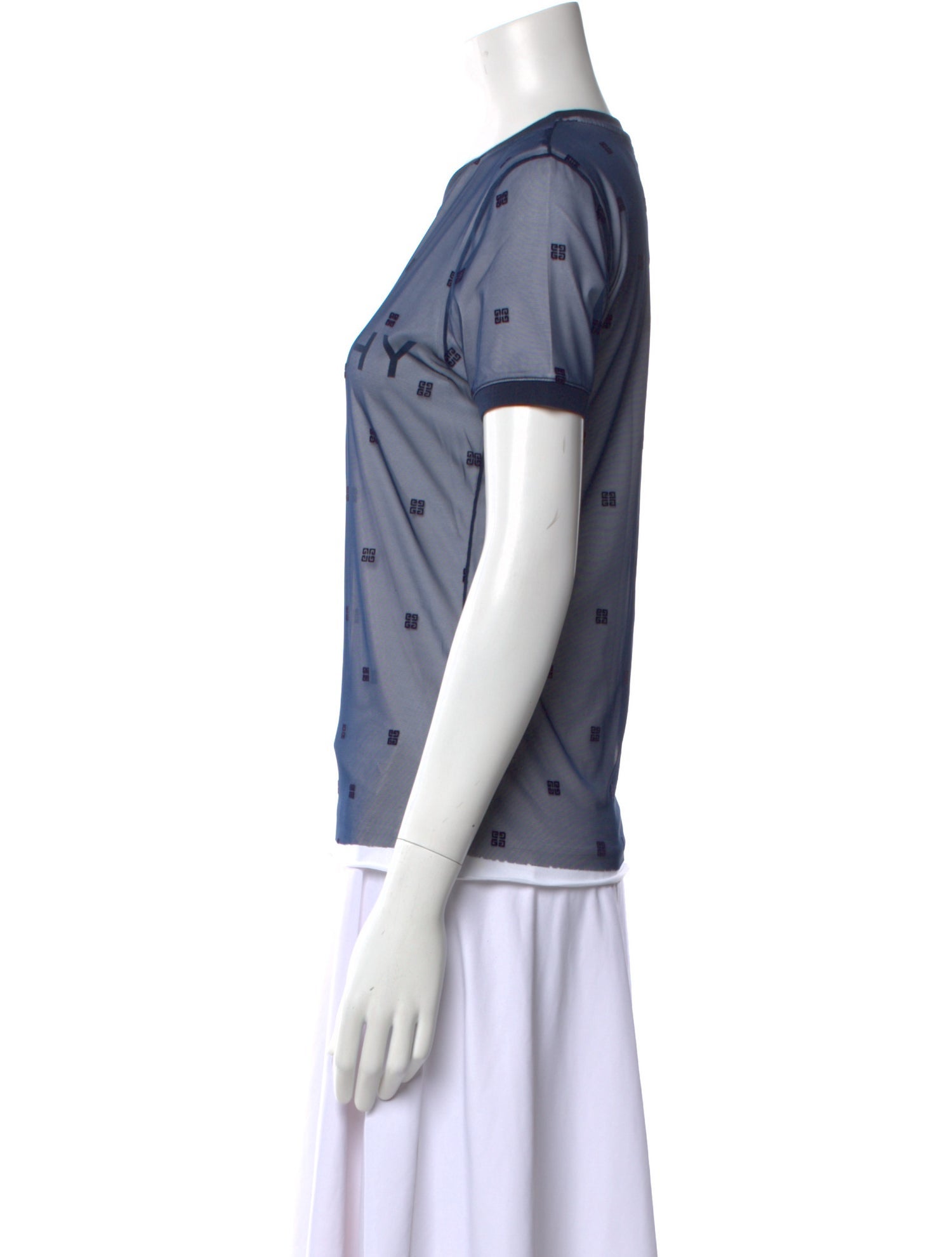 Givenchy Printed Crew Neck T-Shirt