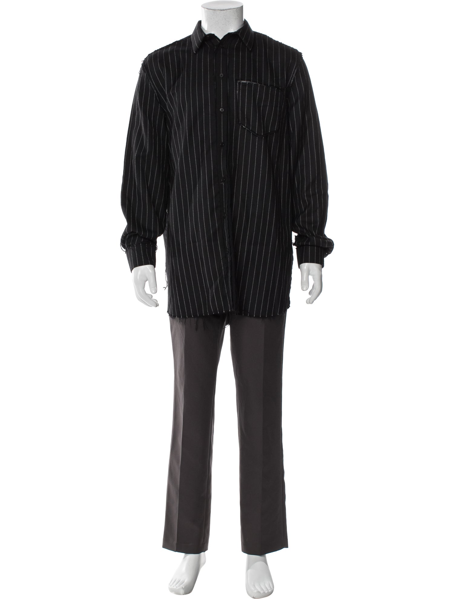 Givenchy Wool Striped Dress Shirt
