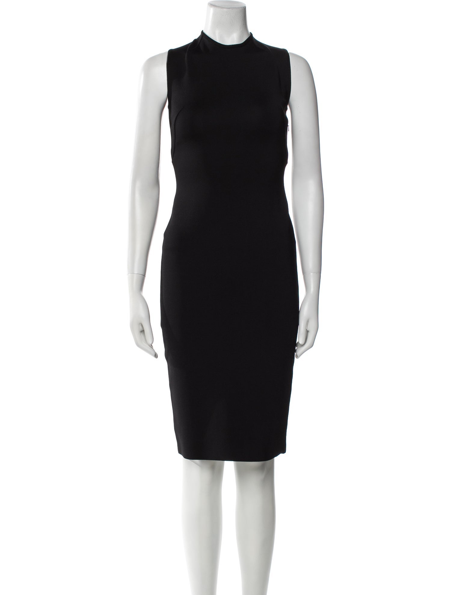 Givenchy Mock Neck Knee-Length Dress