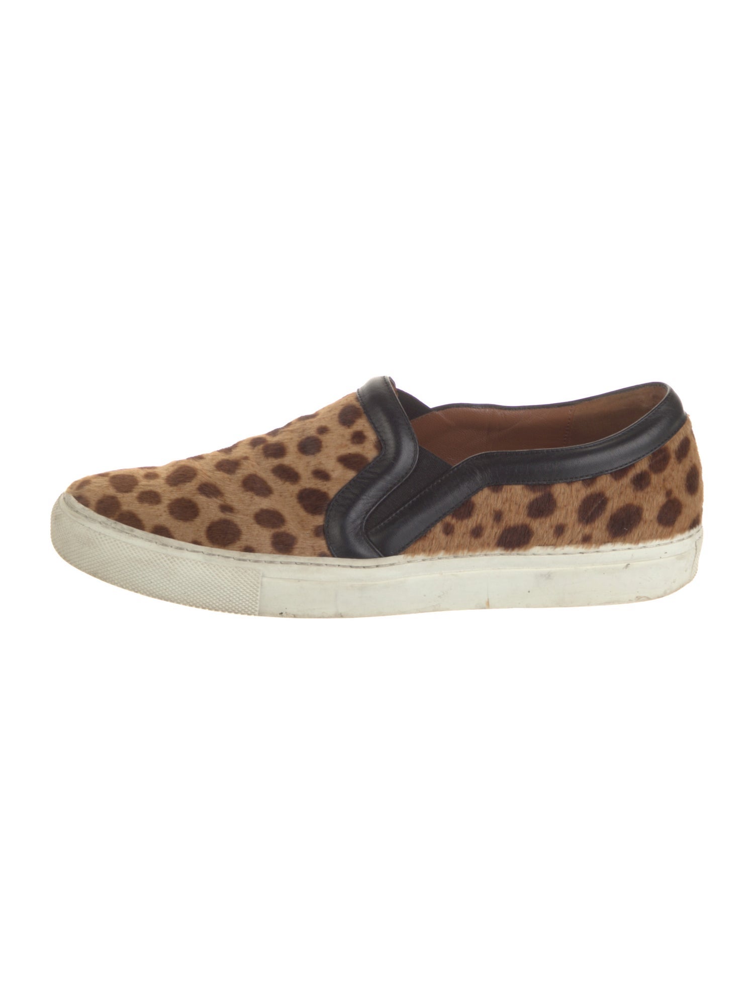 Givenchy Ponyhair Animal Print Sneakers