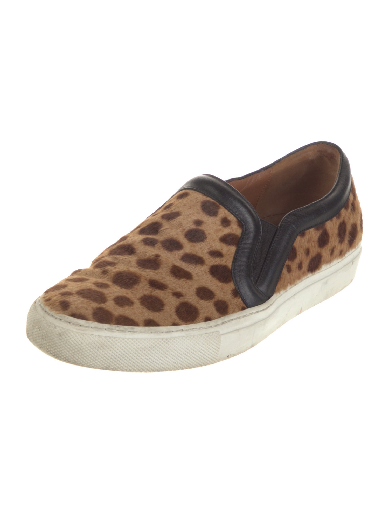 Givenchy Ponyhair Animal Print Sneakers