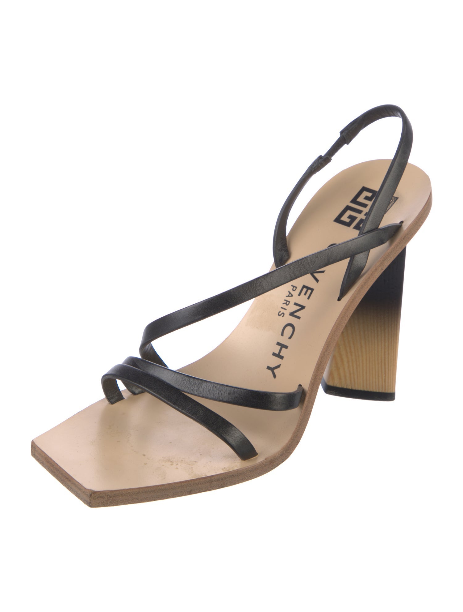 Givenchy Leather Slingback Sandals