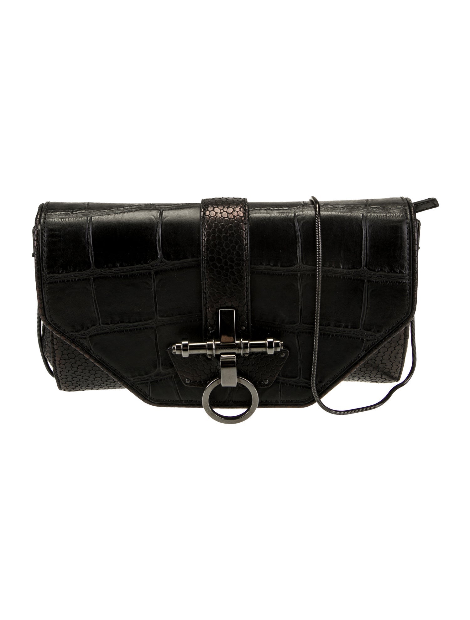Givenchy Embossed Leather Crossbody Bag