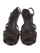 Givenchy Leather Slingback Sandals