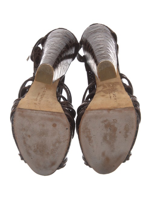 Givenchy Leather Slingback Sandals