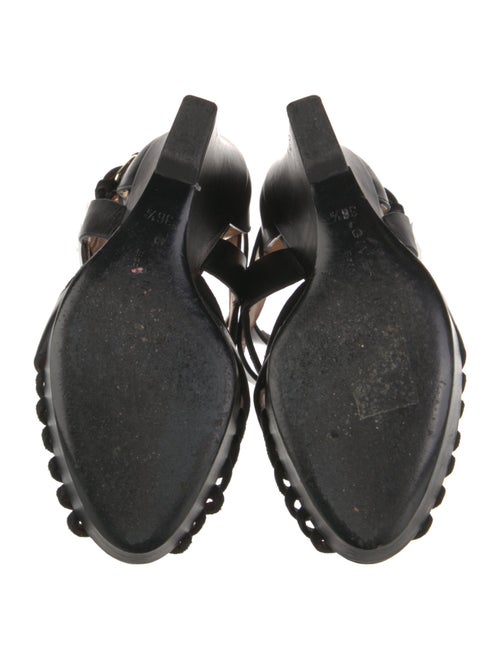 Givenchy Leather T-Strap Pumps