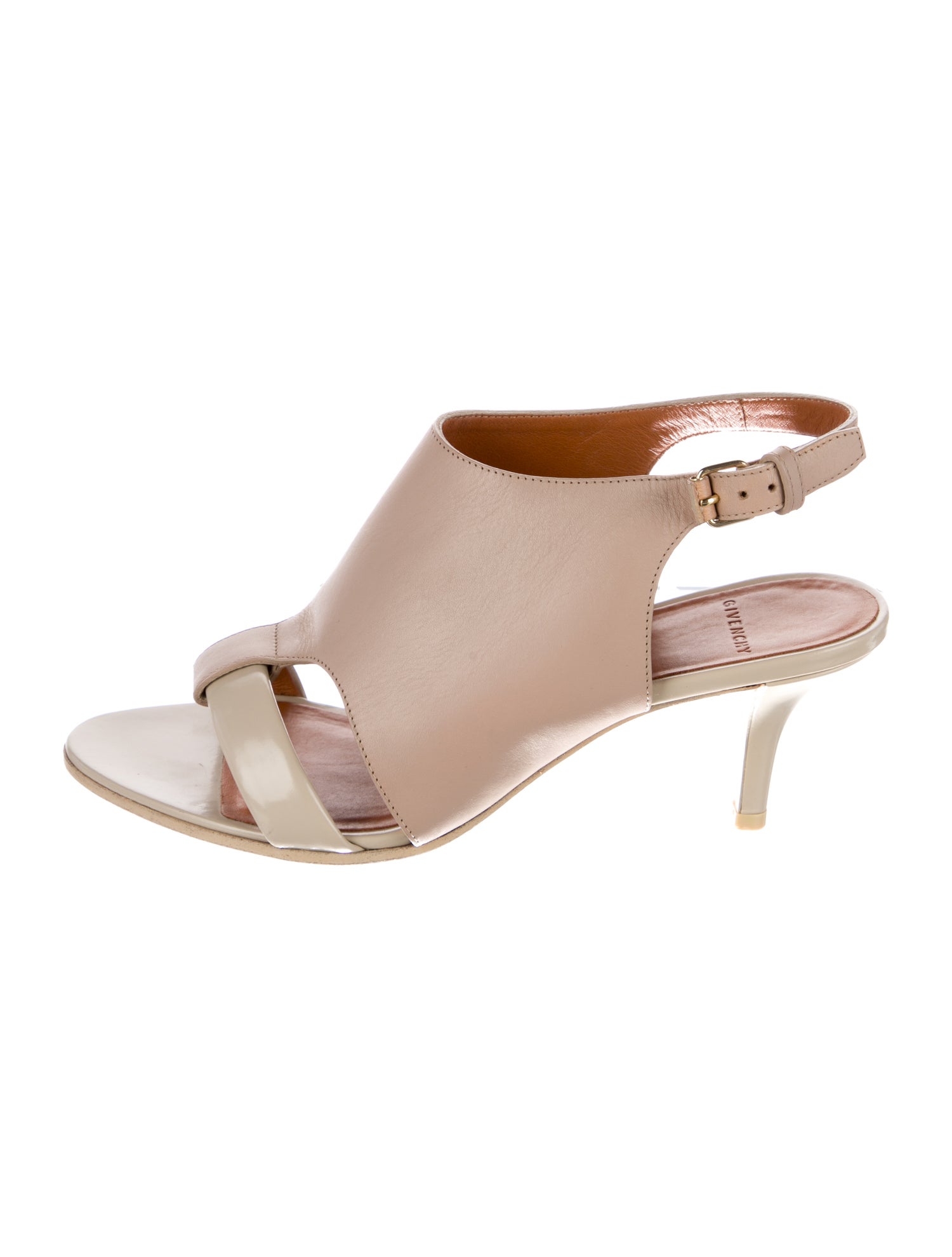 Givenchy Leather Slingback Sandals