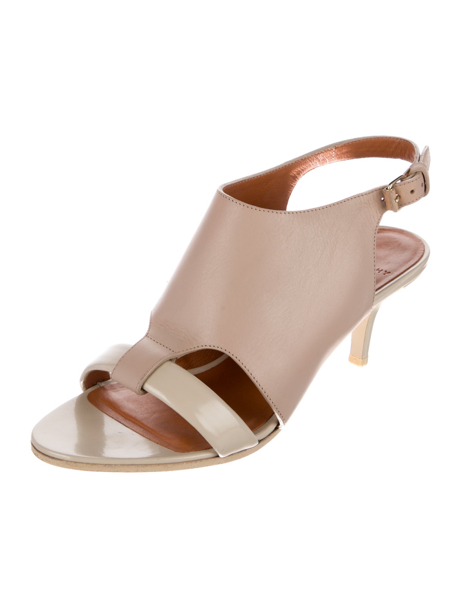 Givenchy Leather Slingback Sandals