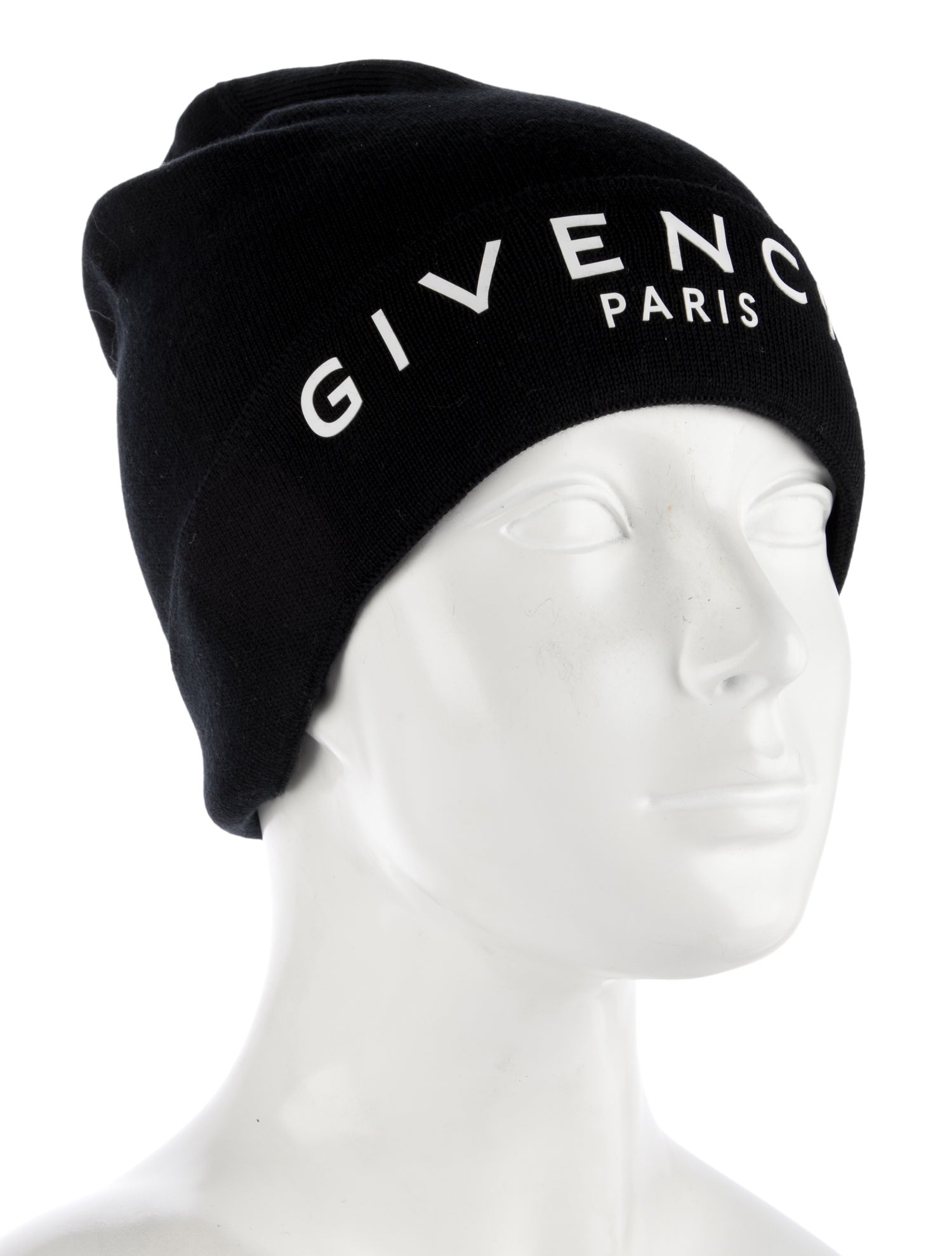 Givenchy black pattern print beanie w/ Tags