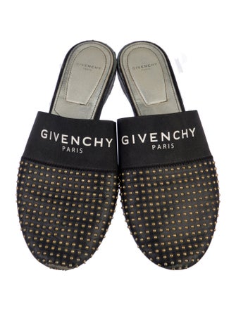 Givenchy Leather Printed Mules