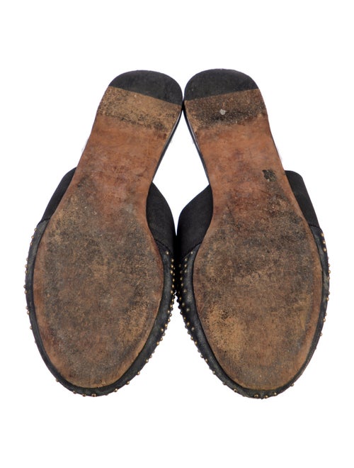 Givenchy Leather Printed Mules