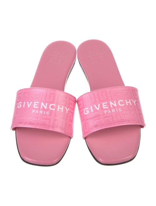 Givenchy Leather Printed Slides