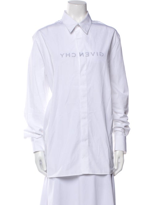 Givenchy Long Sleeve Button-Up Top
