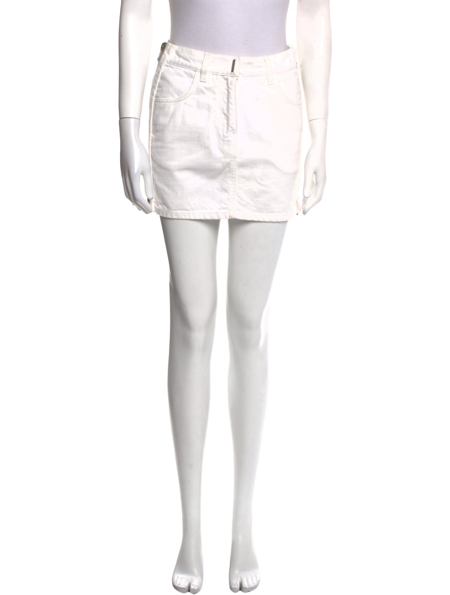 Givenchy Grosgrain Trim Mini Skirt