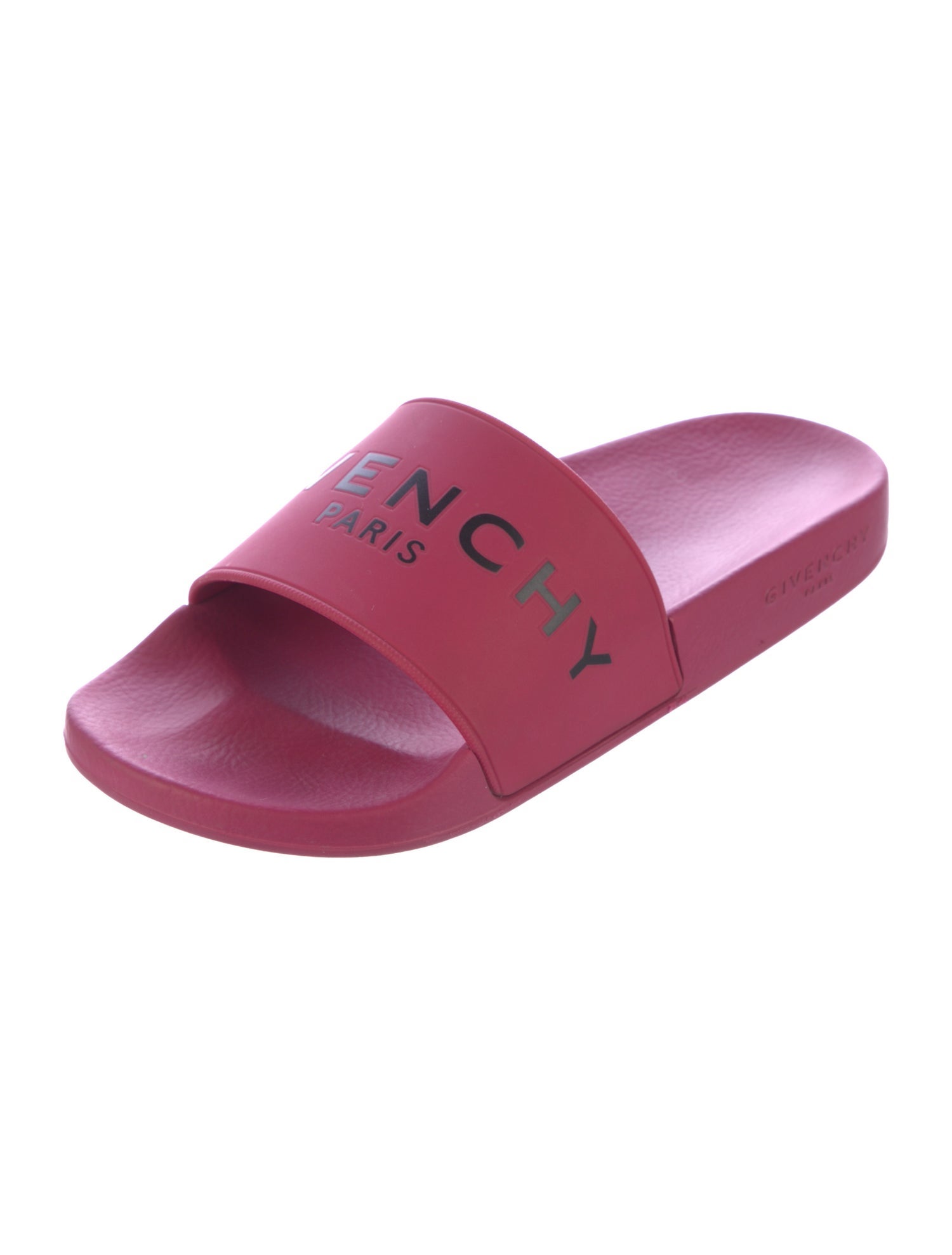 Givenchy Rubber Embroidered Accent Slides